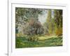 Landscape-The Parc Monceau-Claude Monet-Framed Art Print