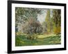 Landscape-The Parc Monceau-Claude Monet-Framed Art Print