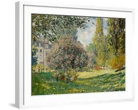 Landscape-The Parc Monceau-Claude Monet-Framed Art Print