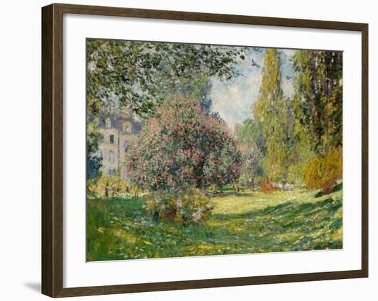 Landscape-The Parc Monceau-Claude Monet-Framed Art Print