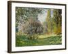 Landscape-The Parc Monceau-Claude Monet-Framed Art Print