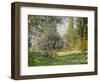 Landscape-The Parc Monceau-Claude Monet-Framed Art Print