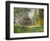 Landscape-The Parc Monceau-Claude Monet-Framed Art Print