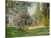 Landscape-The Parc Monceau-Claude Monet-Stretched Canvas