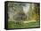 Landscape-The Parc Monceau-Claude Monet-Framed Stretched Canvas