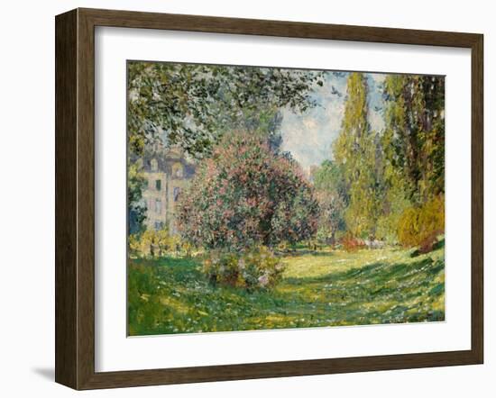 Landscape-The Parc Monceau-Claude Monet-Framed Art Print