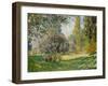 Landscape-The Parc Monceau-Claude Monet-Framed Art Print