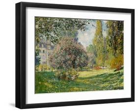 Landscape-The Parc Monceau-Claude Monet-Framed Art Print