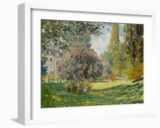 Landscape-The Parc Monceau-Claude Monet-Framed Art Print