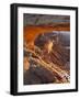 Landscape Through Mesa Arch at Sunrise, Canyonlands National Park, Moab, Utah, USA-Walter Bibikow-Framed Photographic Print