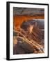 Landscape Through Mesa Arch at Sunrise, Canyonlands National Park, Moab, Utah, USA-Walter Bibikow-Framed Photographic Print