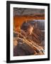 Landscape Through Mesa Arch at Sunrise, Canyonlands National Park, Moab, Utah, USA-Walter Bibikow-Framed Photographic Print