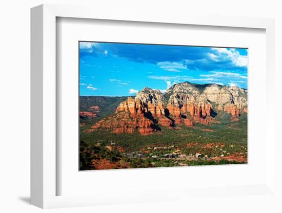 Landscape - Thunder Mountains - Sedona - Arizona - United States-Philippe Hugonnard-Framed Photographic Print