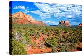 Landscape - Thunder Mountains - Sedona - Arizona - United States-Philippe Hugonnard-Stretched Canvas