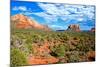 Landscape - Thunder Mountains - Sedona - Arizona - United States-Philippe Hugonnard-Mounted Photographic Print