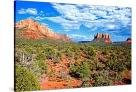 Landscape - Thunder Mountains - Sedona - Arizona - United States-Philippe Hugonnard-Stretched Canvas