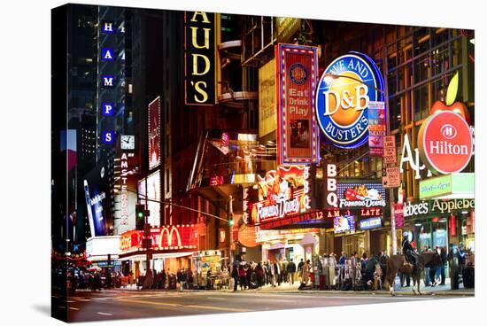 Landscape - Times square - Manhattan - New York City - United States-Philippe Hugonnard-Stretched Canvas