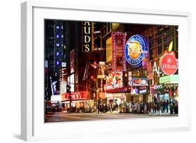 Landscape - Times square - Manhattan - New York City - United States-Philippe Hugonnard-Framed Photographic Print