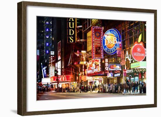 Landscape - Times square - Manhattan - New York City - United States-Philippe Hugonnard-Framed Photographic Print