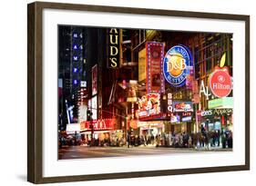 Landscape - Times square - Manhattan - New York City - United States-Philippe Hugonnard-Framed Photographic Print