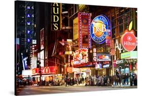 Landscape - Times square - Manhattan - New York City - United States-Philippe Hugonnard-Stretched Canvas