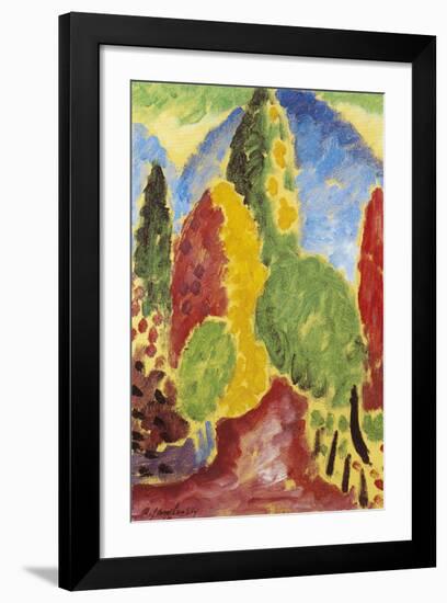 Landscape Variation-Alexej Von Jawlensky-Framed Premium Giclee Print