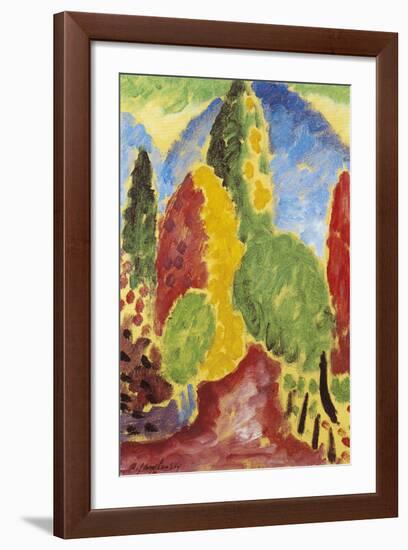 Landscape Variation-Alexej Von Jawlensky-Framed Premium Giclee Print