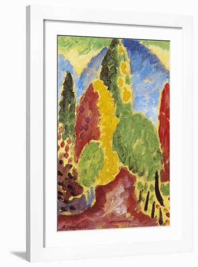 Landscape Variation-Alexej Von Jawlensky-Framed Premium Giclee Print