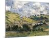 Landscape, Vetheuil-Claude Monet-Mounted Art Print