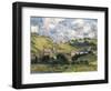 Landscape, Vetheuil-Claude Monet-Framed Art Print