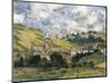 Landscape, Vetheuil-Claude Monet-Mounted Art Print