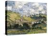 Landscape, Vetheuil-Claude Monet-Stretched Canvas