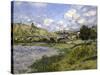 Landscape, Vetheuil-Claude Monet-Stretched Canvas