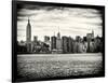 Landscape View Manhattan with the Empire State Building and Chrysler Building - New York-Philippe Hugonnard-Framed Photographic Print