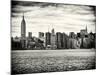 Landscape View Manhattan with the Empire State Building and Chrysler Building - New York-Philippe Hugonnard-Mounted Photographic Print