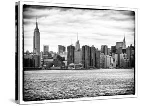 Landscape View Manhattan with the Empire State Building and Chrysler Building - New York-Philippe Hugonnard-Stretched Canvas