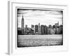 Landscape View Manhattan with the Empire State Building and Chrysler Building - New York-Philippe Hugonnard-Framed Photographic Print