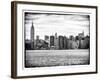 Landscape View Manhattan with the Empire State Building and Chrysler Building - New York-Philippe Hugonnard-Framed Photographic Print