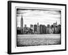 Landscape View Manhattan with the Empire State Building and Chrysler Building - New York-Philippe Hugonnard-Framed Photographic Print