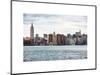 Landscape View Manhattan with the Empire State Building and Chrysler Building - New York-Philippe Hugonnard-Mounted Art Print