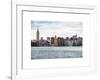 Landscape View Manhattan with the Empire State Building and Chrysler Building - New York-Philippe Hugonnard-Framed Art Print