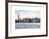 Landscape View Manhattan with the Empire State Building and Chrysler Building - New York-Philippe Hugonnard-Framed Art Print