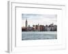 Landscape View Manhattan with the Empire State Building and Chrysler Building - New York-Philippe Hugonnard-Framed Art Print