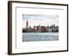 Landscape View Manhattan with the Empire State Building and Chrysler Building - New York-Philippe Hugonnard-Framed Art Print