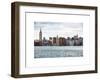 Landscape View Manhattan with the Empire State Building and Chrysler Building - New York-Philippe Hugonnard-Framed Art Print