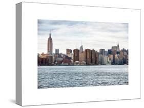 Landscape View Manhattan with the Empire State Building and Chrysler Building - New York-Philippe Hugonnard-Stretched Canvas