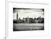 Landscape View Manhattan with the Empire State Building and Chrysler Building - New York-Philippe Hugonnard-Framed Art Print