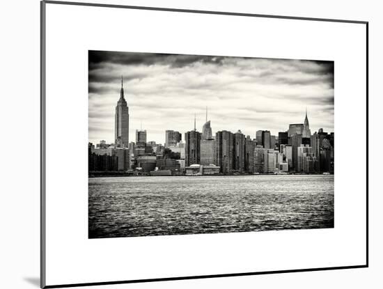 Landscape View Manhattan with the Empire State Building and Chrysler Building - New York-Philippe Hugonnard-Mounted Art Print