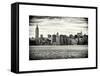 Landscape View Manhattan with the Empire State Building and Chrysler Building - New York-Philippe Hugonnard-Framed Stretched Canvas