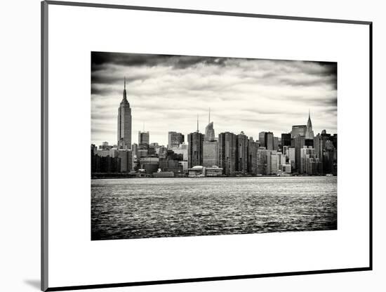 Landscape View Manhattan with the Empire State Building and Chrysler Building - New York-Philippe Hugonnard-Mounted Art Print